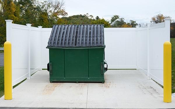 we provide customizable service plans for our commercial dumpsters, with options ranging from daily to regular monthly pickup